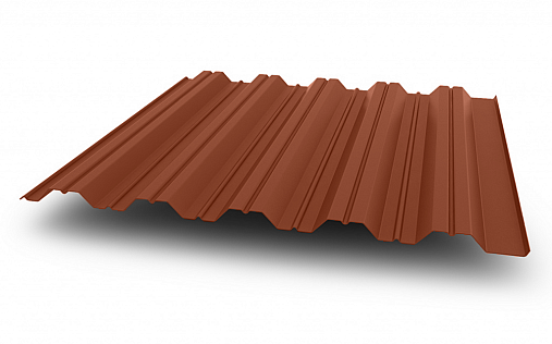 Профнастил НС35-1000 0,5 мм Полиэстер RAL 8004