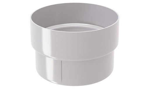 Муфта трубы соединительная ПВХ Grand Line Классика 120/90 RAL 9003