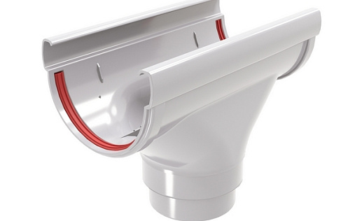 Воронка желоба ПВХ Grand Line Дизайн 135/90 RAL 9003