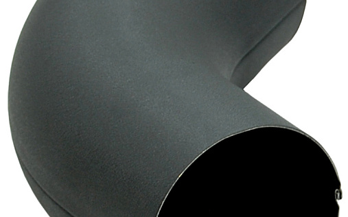 Колено трубы 60° Grand Line 125/90 Matte PU 90 мм RAL 7024