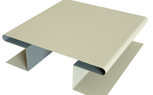 Планка H-образная стыковочная сложная Grand Line с покрытием Satin 0,5 мм RAL 1015