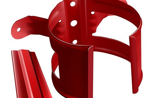 Кронштейн трубы на дерево Grand Line 90 мм RAL 3011