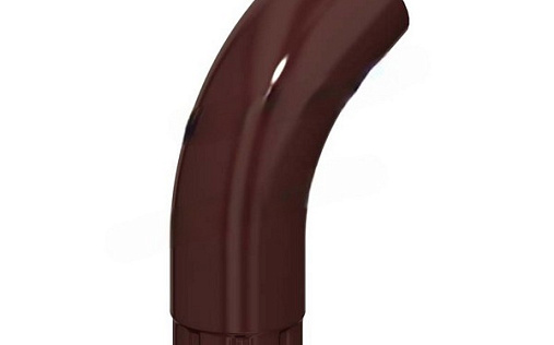 Колено трубы 60 градусов 90 мм Металл Профиль GS Lite RAL 8017