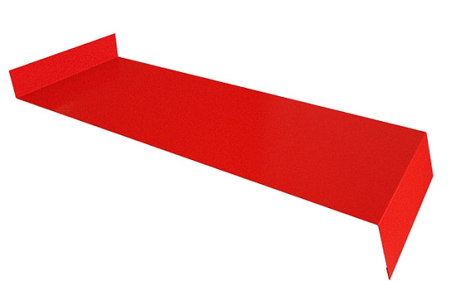 Отлив простой 250 Grand Line с покрытием Полиэстер 0,45 мм RAL 2004