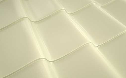 Металлочерепица Монтеррей RAL 1015 с покрытием NormanMP 0.5 мм