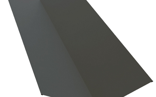 Планка верхней ендовы 115x30x115 Grand Line с покрытием Полиэстер 0,45 мм RAL 7016