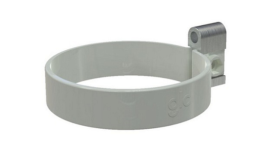 Кронштейн трубы ПВХ GLC 100 мм RAL 9010