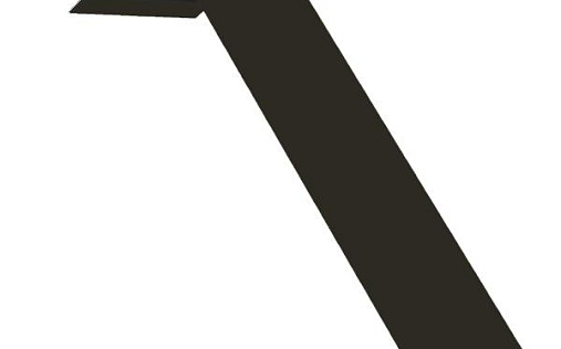 Лобовая околооконная простая планка 190x50 Grand Line с покрытием Полиэстер 0,45 мм RAL 9005