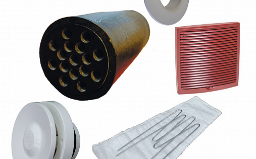 Приточный клапан Vilpe Velco VT-100 240х240 Красный