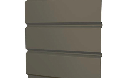 Металлический софит без перфорации Grand Line с покрытием Полиэстер 0,45 мм RAL 7024