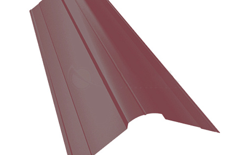 Планка фигурного конька 70x70 Grand Line с покрытием Полиэстер 0,45 мм RAL 3003