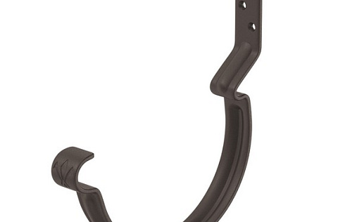 Короткий держатель желоба Aquasystem Премиум 150 мм, Pural Matt, RR 32 (с усилением)