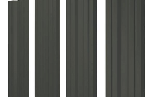 Штакетник Grand Line Twin с покрытием Полиэстер двусторонний 0,45 мм RAL 7016