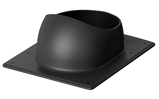 Проходной элемент Vilpe Hyygge Чёрный для металлочерепицы типа Ruukki Hyygge