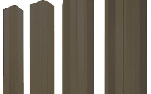 Штакетник фигурный Grand Line М-образный B с покрытием Полиэстер 0,4 мм RR 32