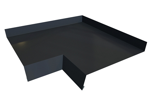 Угол отлива 200 внутренний Grand Line с покрытием Полиэстер 0,45 мм RAL 7024