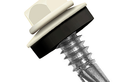 Кровельный саморез по металлу Daxmer 5,5x25 RAL 9001 (250 шт) сверло №3