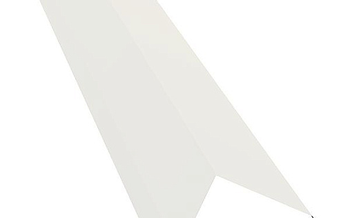 Торцевая планка 80x100 Grand Line с покрытием Полиэстер 0,7 мм RAL 9003