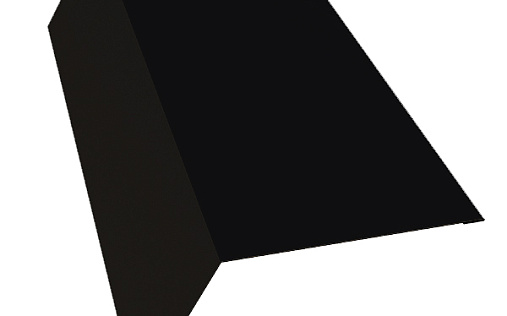 Широкая карнизная планка 100x85 Grand Line с покрытием Полиэстер 0,45 мм RAL 9005