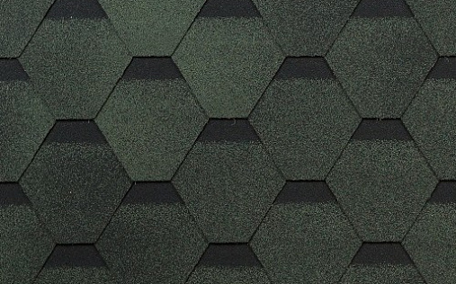 Гибкая черепица Shinglas Оптима Зеленый