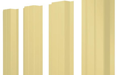 Штакетник Grand Line П-образный В с покрытием Полиэстер 0,45 мм RAL 1015