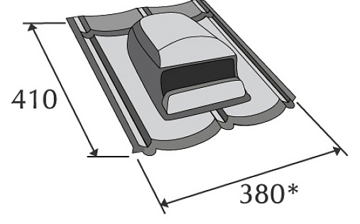 Кровельный вентилятор Metrotile