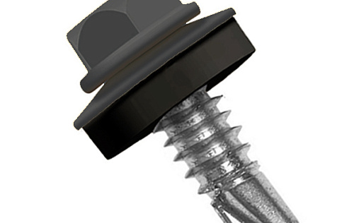 Кровельный саморез по металлу Daxmer 5,5x25 RAL 9004 (250 шт) сверло №3