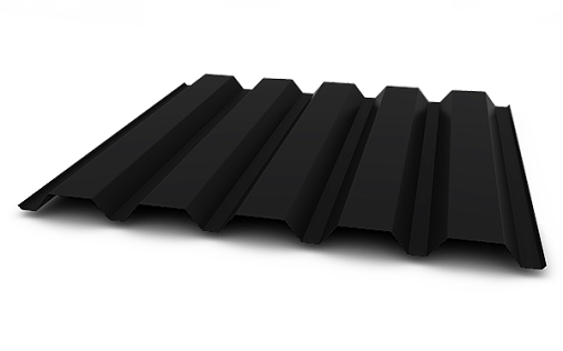 Профнастил С44-1000 (A,B) с покрытием Полиэстер 0.45 мм RAL 9005