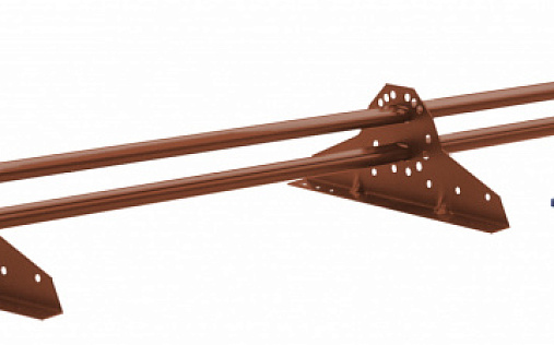 Снегозадержатель New трубчатый Grand Line RAL 8004 3м