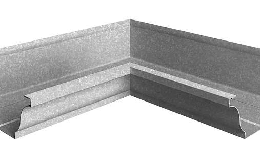 Угол желоба внутренний 90° 210 мм Grand Line Vortex Project Оцинкованный