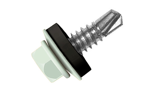 Кровельный саморез по металлу Daxmer 5,5x32 RAL 7047 (250 шт) сверло №3