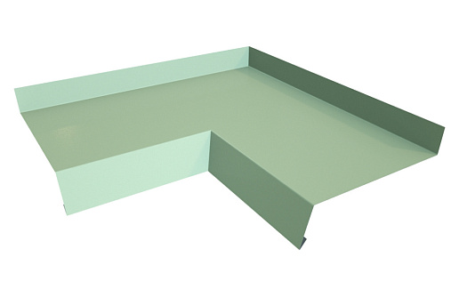 Угол отлива 150 внутренний Grand Line с покрытием Полиэстер 0,45 мм RAL 6019