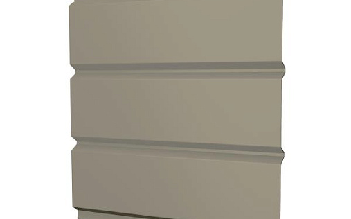 Металлический софит без перфорации Grand Line с покрытием Полиэстер 0,45 мм RAL 9006