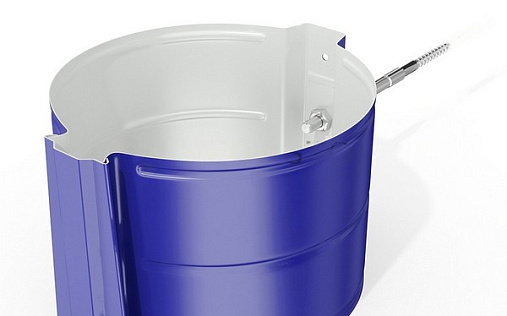 Кронштейн трубы на кирпич Эконом 100 мм RAL 5005