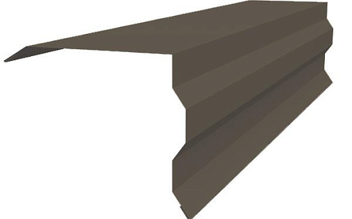 Торцевая фигурная планка 100x85 Grand Line с покрытием Полиэстер 0,45 мм RR 32