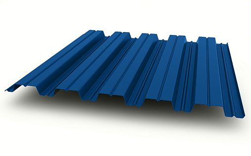 Профнастил НС44-1000 0,6 мм Полиэстер RAL 5005