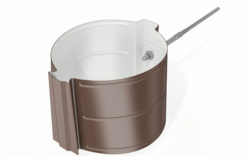 Кронштейн трубы на кирпич 150 мм RAL 8017