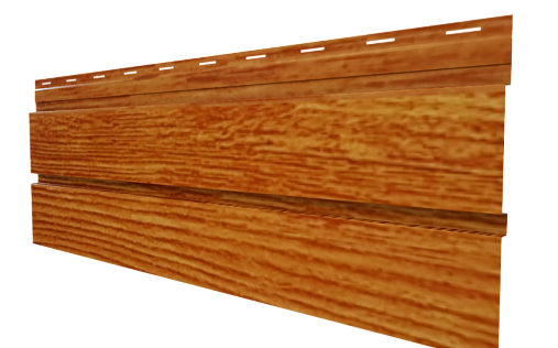 Металлический сайдинг Grand Line Квадро брус Rowan с покрытием Colority Print 0.45 мм