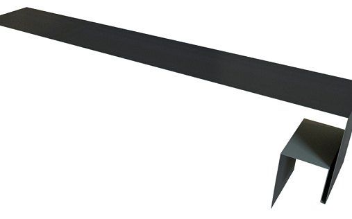 Планка околооконная сложная Блок-Хаус new 250x50x27 Grand Line с покрытием PurPro 0,5 мм RAL 7024