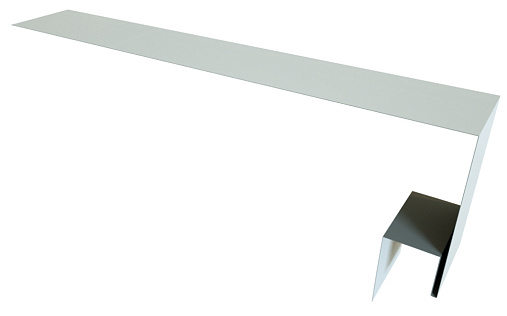 Планка околооконная сложная Блок-Хаус new 250x75x27 Grand Line с покрытием Satin 0,5 мм RAL 9003