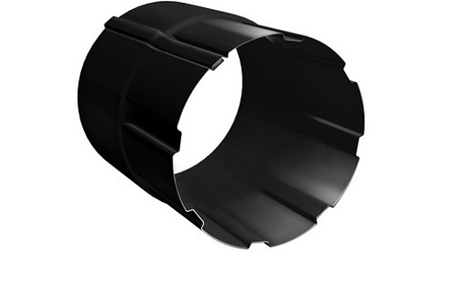 Соединитель трубы Grand Line 90 мм RAL 9005