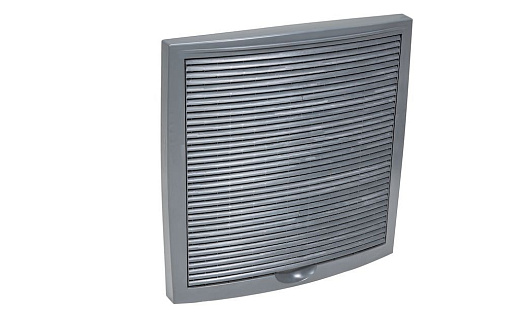 Наружная вентиляционная решётка Vilpe 375x375 Серый