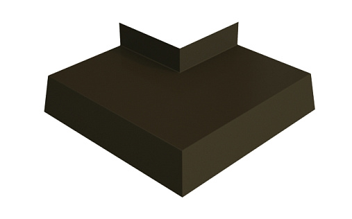 Угол отлива 100 внешний Grand Line с покрытием Velur X 0,5 мм RR 32