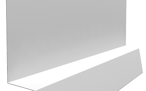 Планка начальная для фальца Grand Line с покрытием Satin 0,5 мм RAL 9003