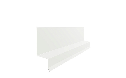 Верхний отлив фальц Grand Line c покрытием Полиэстер 0,45 мм RAL 9003