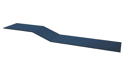 Крепежная планка фальц Grand Line с покрытием Полиэстер 0,45 мм RAL 5005