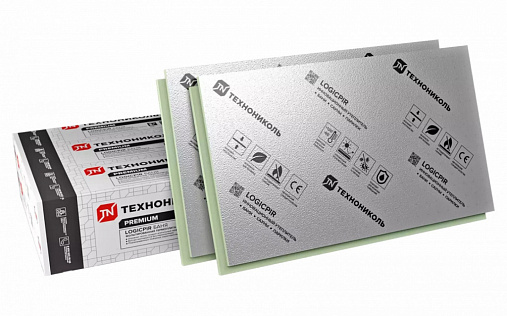 PIR-плита Технониколь Logicpir Баня Ф/Ф 30 мм