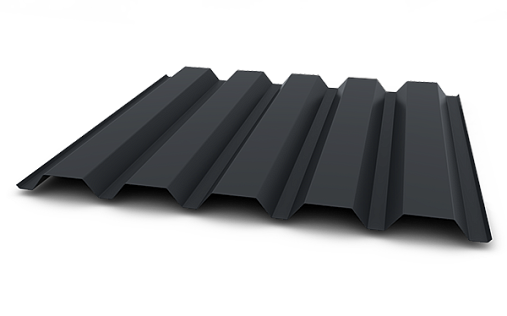 Профнастил С44-1000 (A,B) с покрытием Полиэстер 0.45 мм RAL 7024