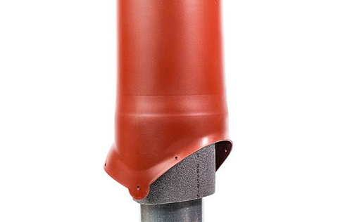 Вентиляционный выход Krovent Pipe-VT 125is диаметром 125/ИЗ/500 мм Кирпичный