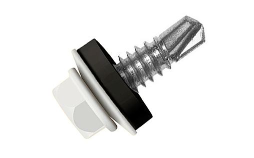 Кровельный саморез по металлу Daxmer 5,5x32 RAL 9010 (250 шт) сверло №3